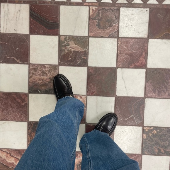 Freda Salvador Espresso Spazzolato Elba Penny Loafers - Picture 9 of 10